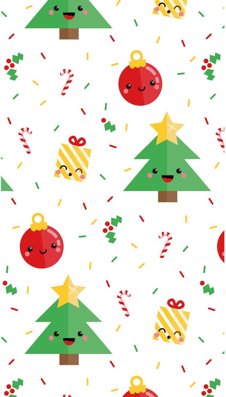 Cute Christmas Phone Wallpaper - Iphone Cute Christmas Background - HD Wallpaper 