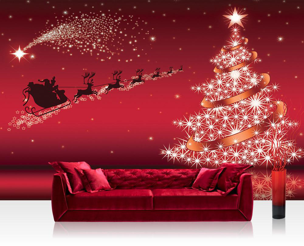 Christmas Wallpaper For Walls - HD Wallpaper 