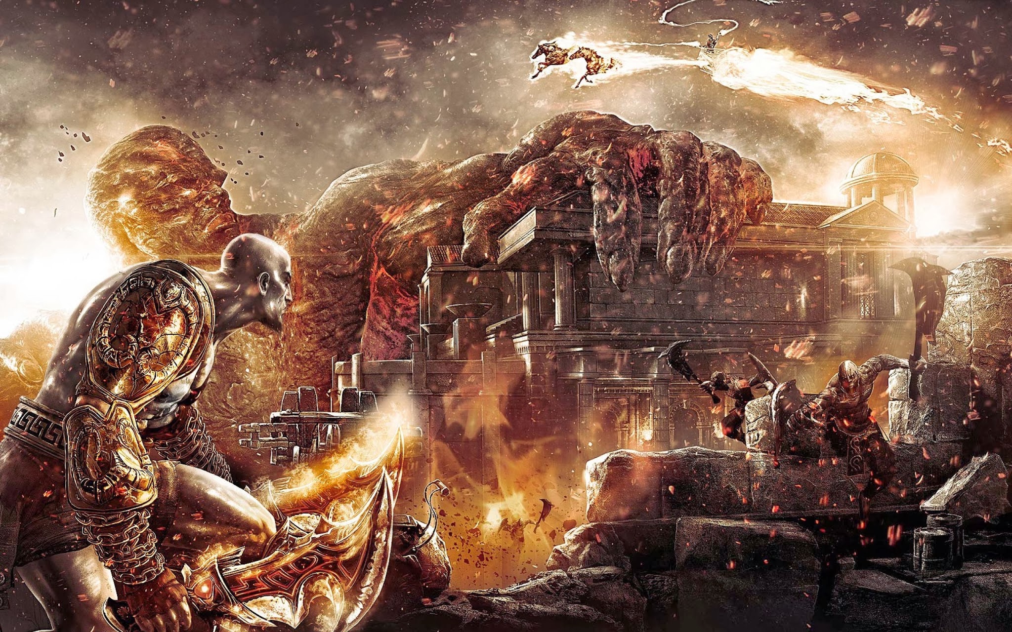 God Of War Iii Wallpaper - God Of War 3 Background - HD Wallpaper 