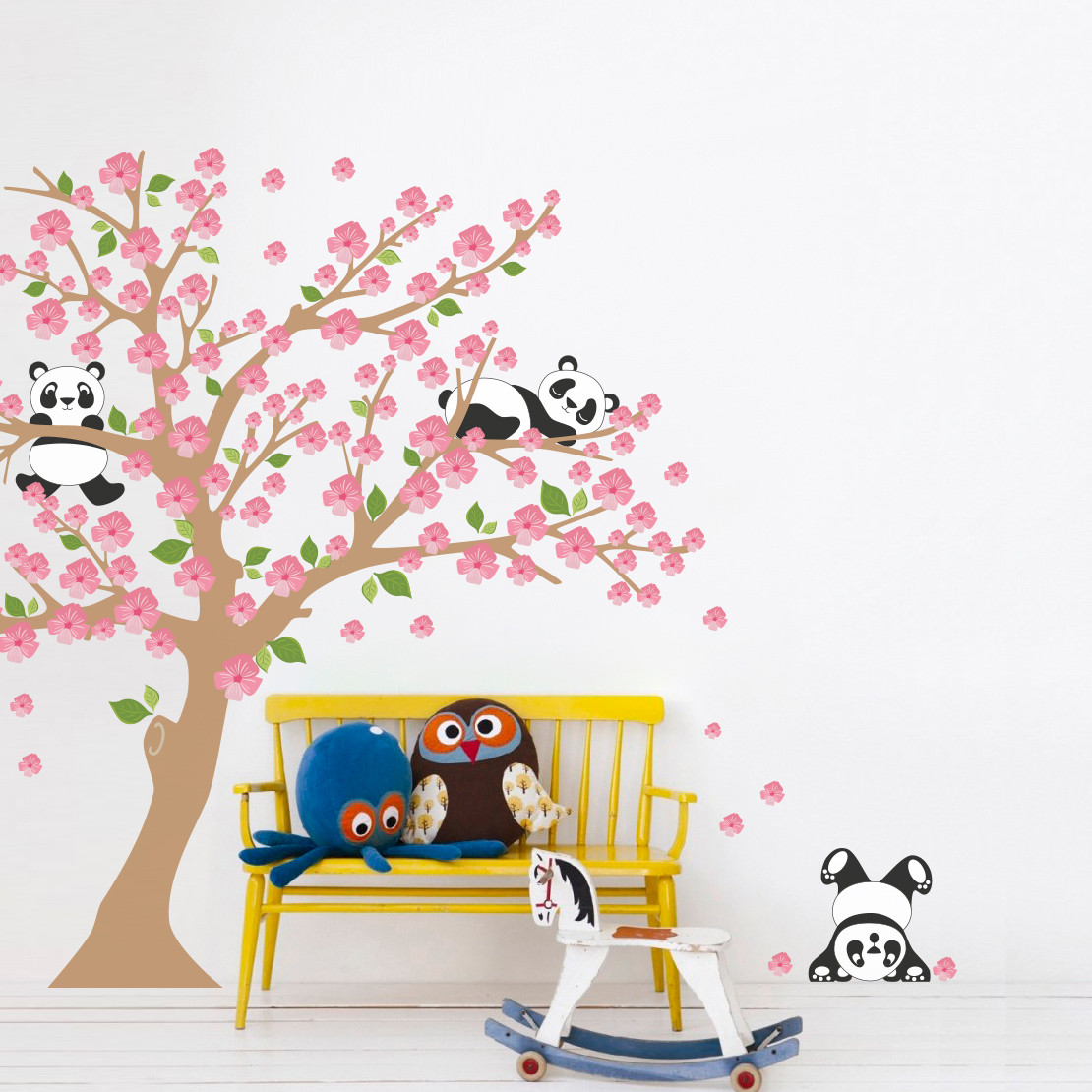 Adesivo De Parede Panda - HD Wallpaper 