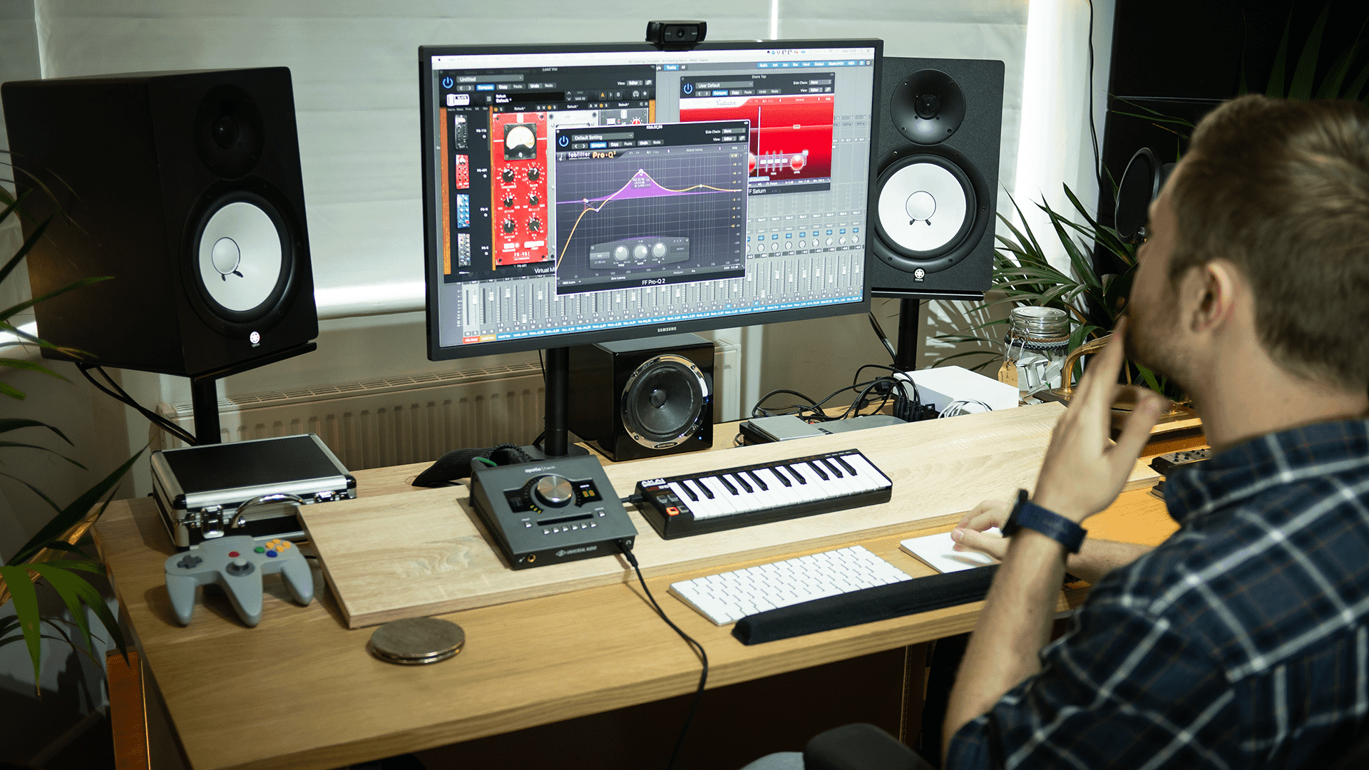Home Recording Studio Setup - HD Wallpaper 