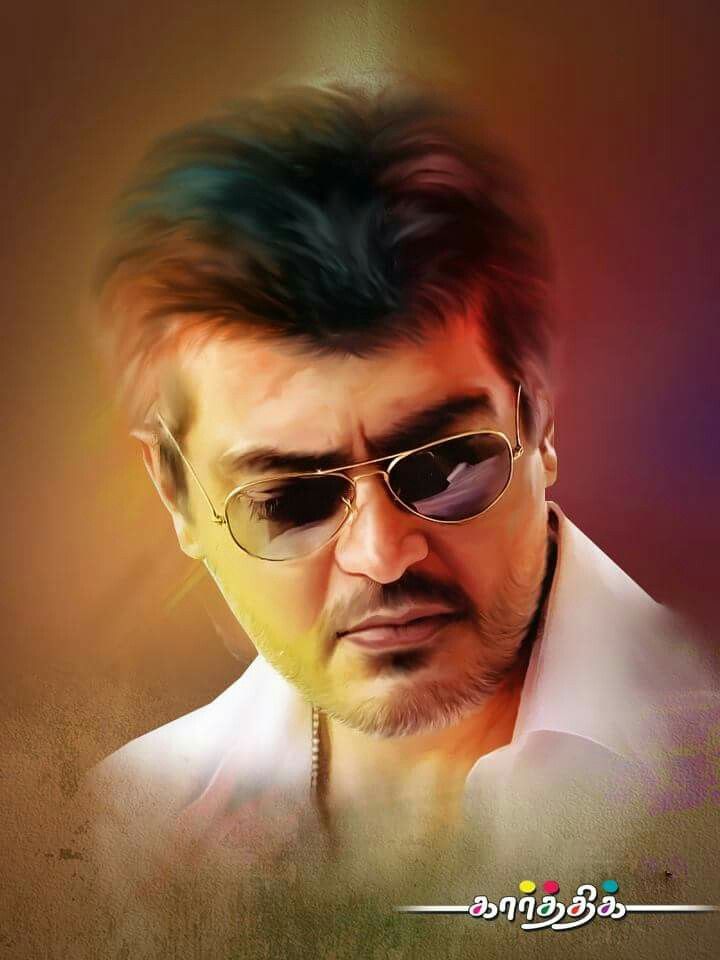 Ajith Oil Paint - HD Wallpaper 