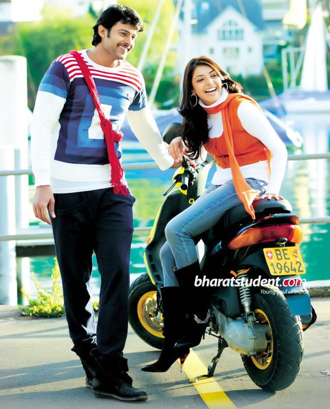 Prabhas & Kajal Agarwal - Prabhas With Kajal Agarwal - HD Wallpaper 