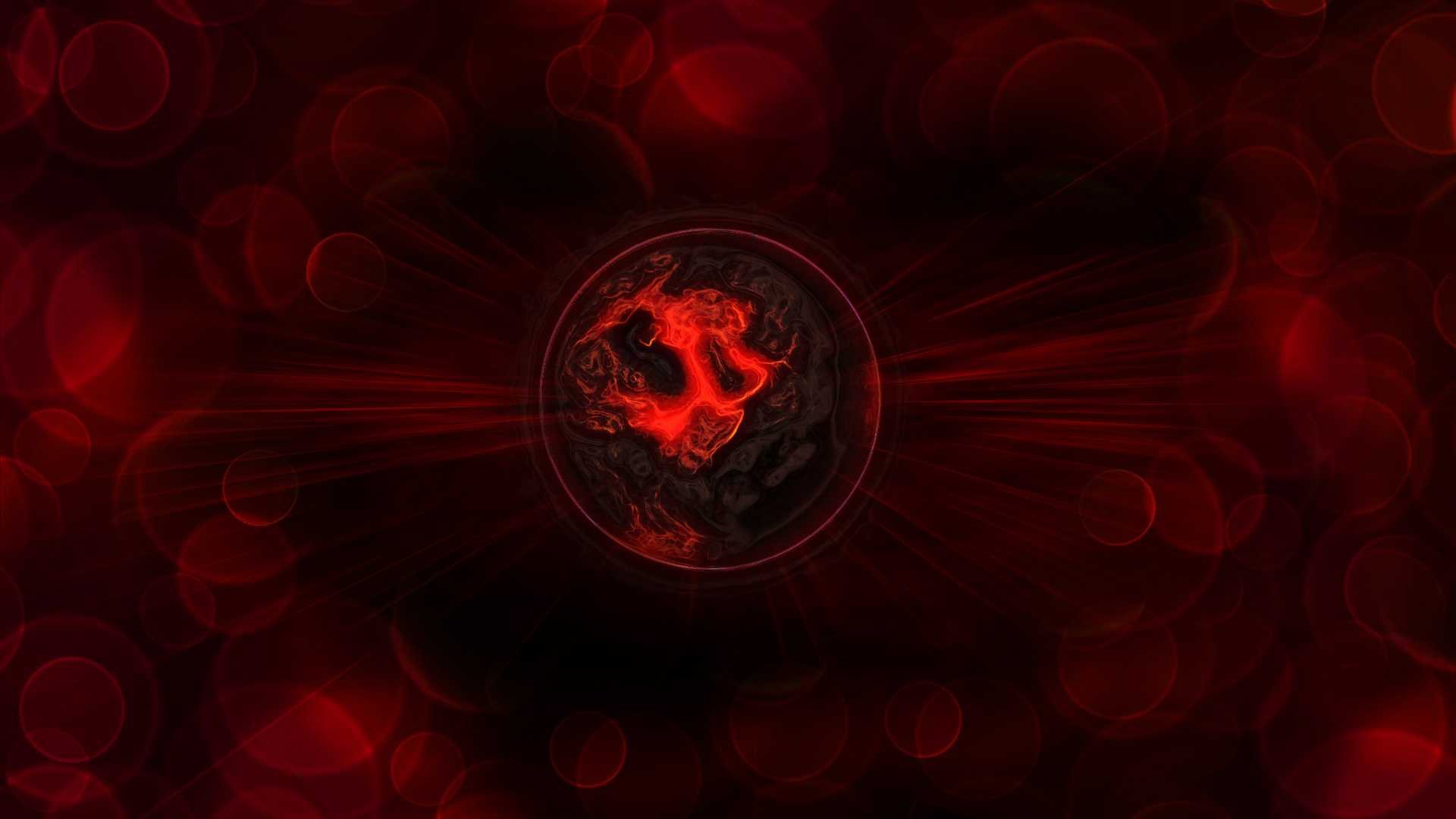 Wallpaper Black And Red Wallpaper Black And Red Hd - Fractal Art - HD Wallpaper 