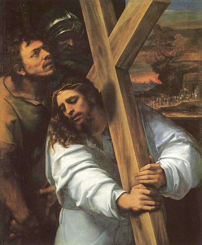 Jesus Christ Carrying The Cross - HD Wallpaper 