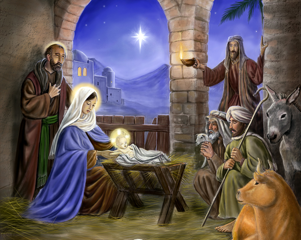 Nativity Scene 1280x1024 Wallpaper teahub io