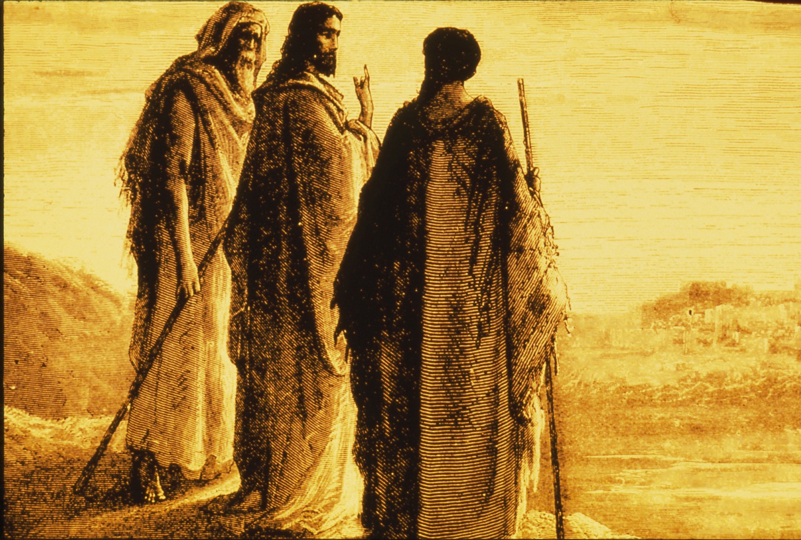 Jesus And The Disciples Going To Emmaus 1600x1080 Wallpaper teahub.io