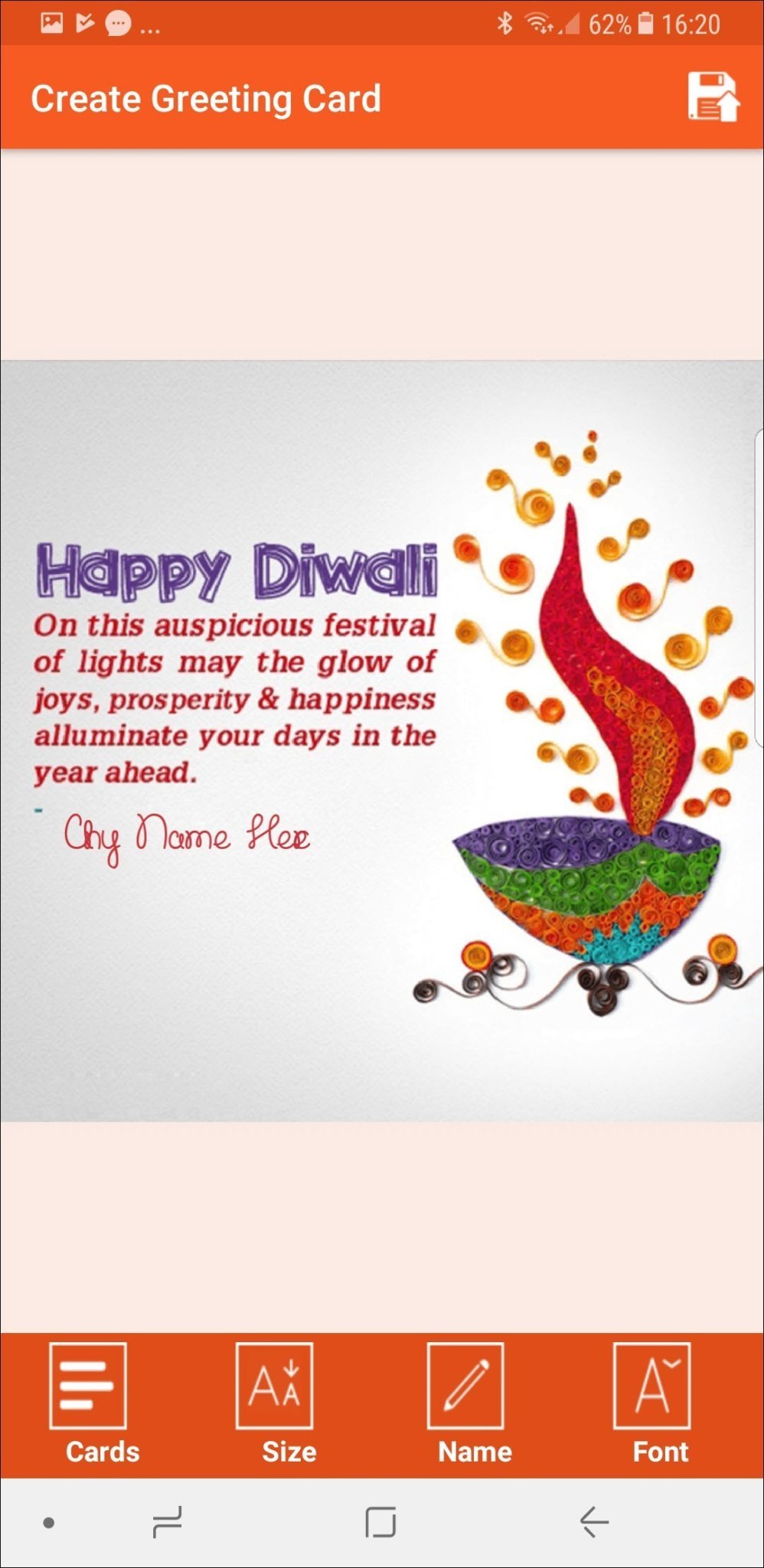Creative Diwali Greeting Card - HD Wallpaper 