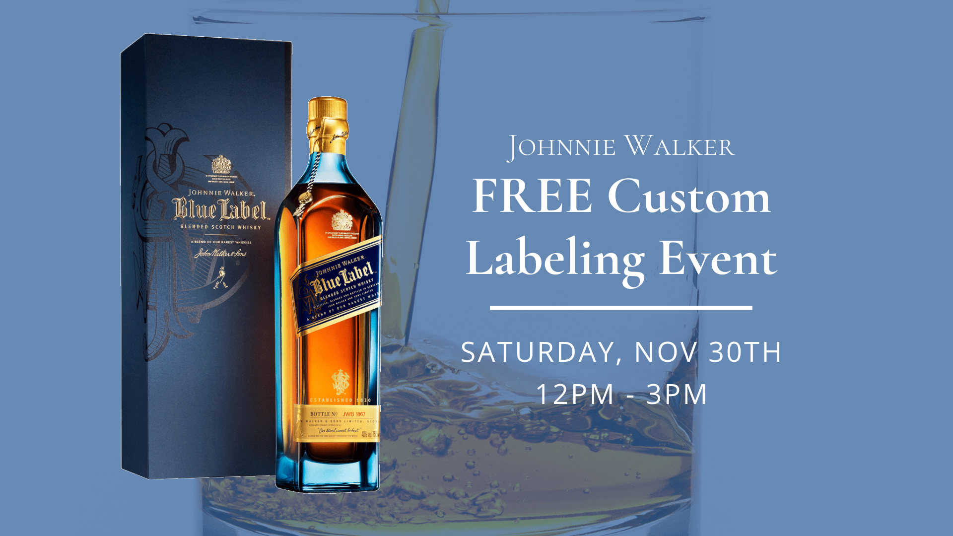 Johnnie Walker Scotch Blue Label - HD Wallpaper 