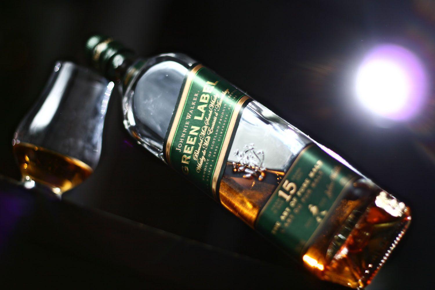 Johnnie Walker Green Label - HD Wallpaper 