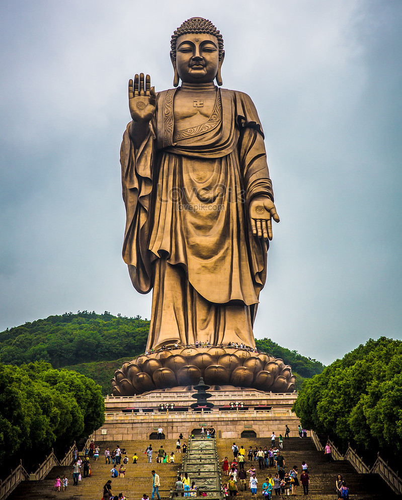 Grandbuddhawuxi003 - Grand Buddha At Ling Shan - HD Wallpaper 