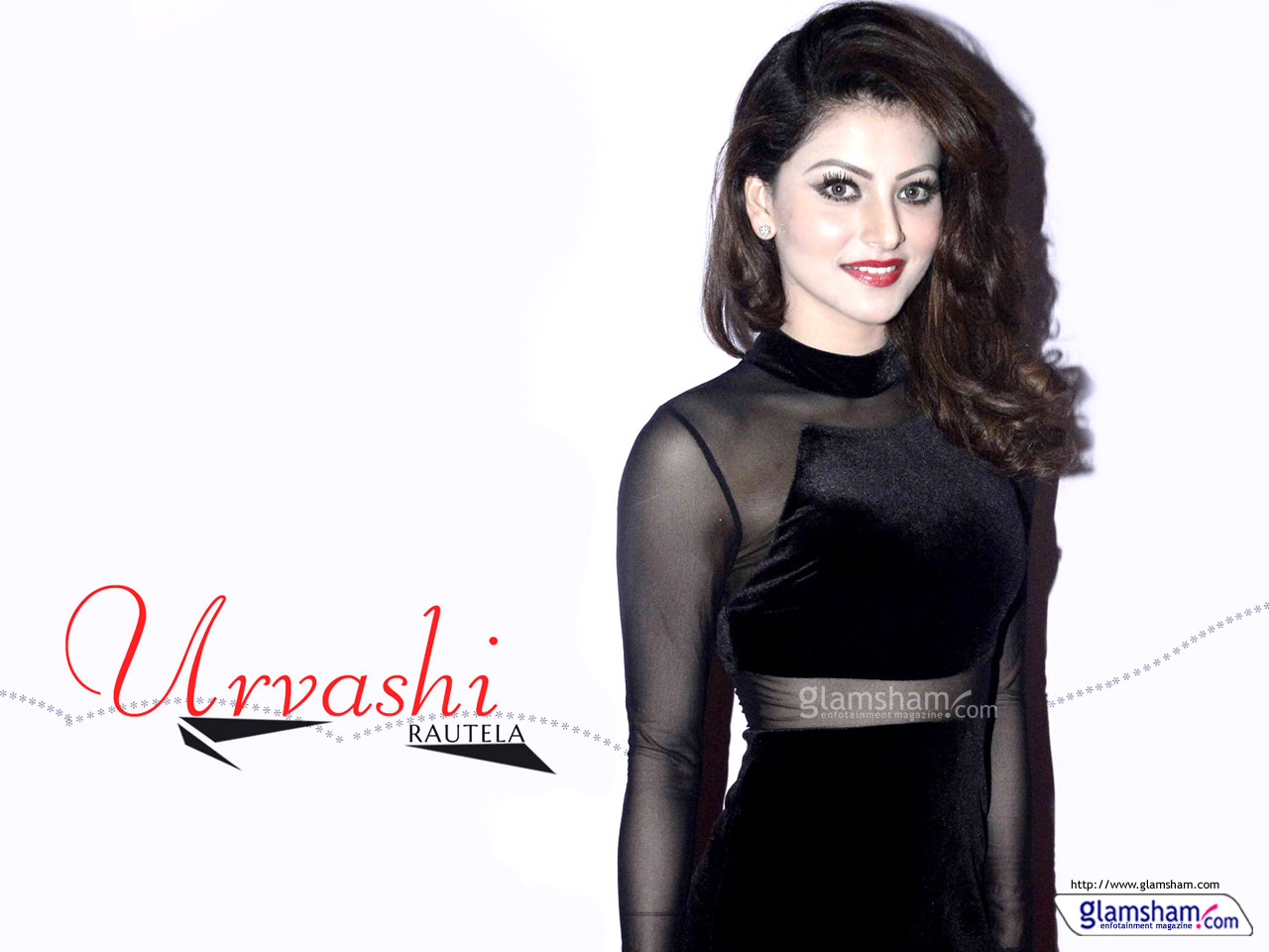Urvashi Rautela Black Dress - HD Wallpaper 