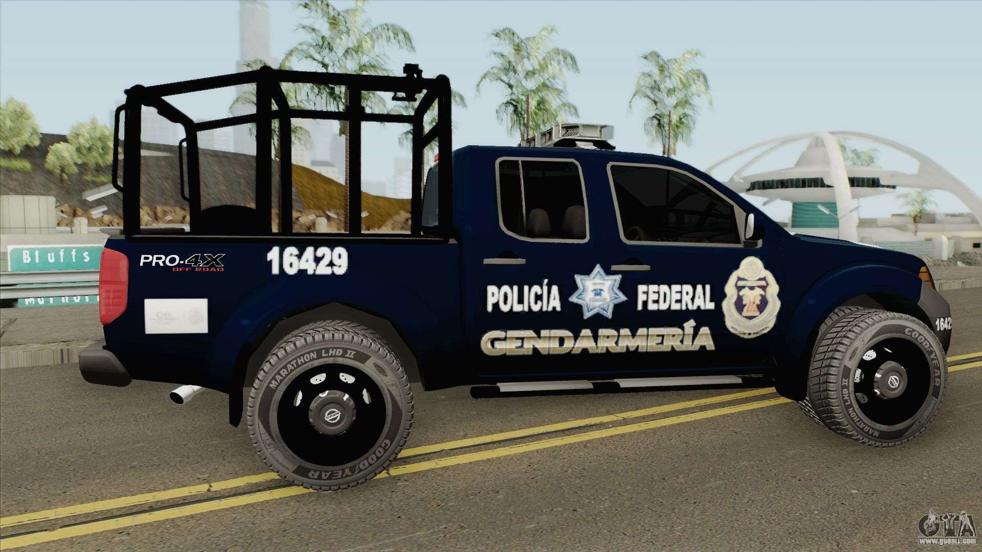 Nissan Frontier For Gta San Andreas - Policía Federal - HD Wallpaper 