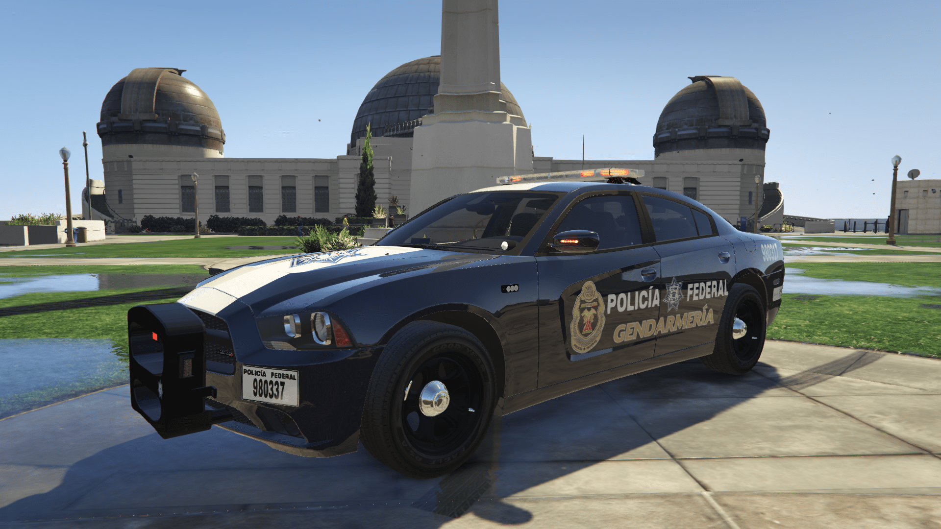 Policia Federal Dodge Charger - HD Wallpaper 