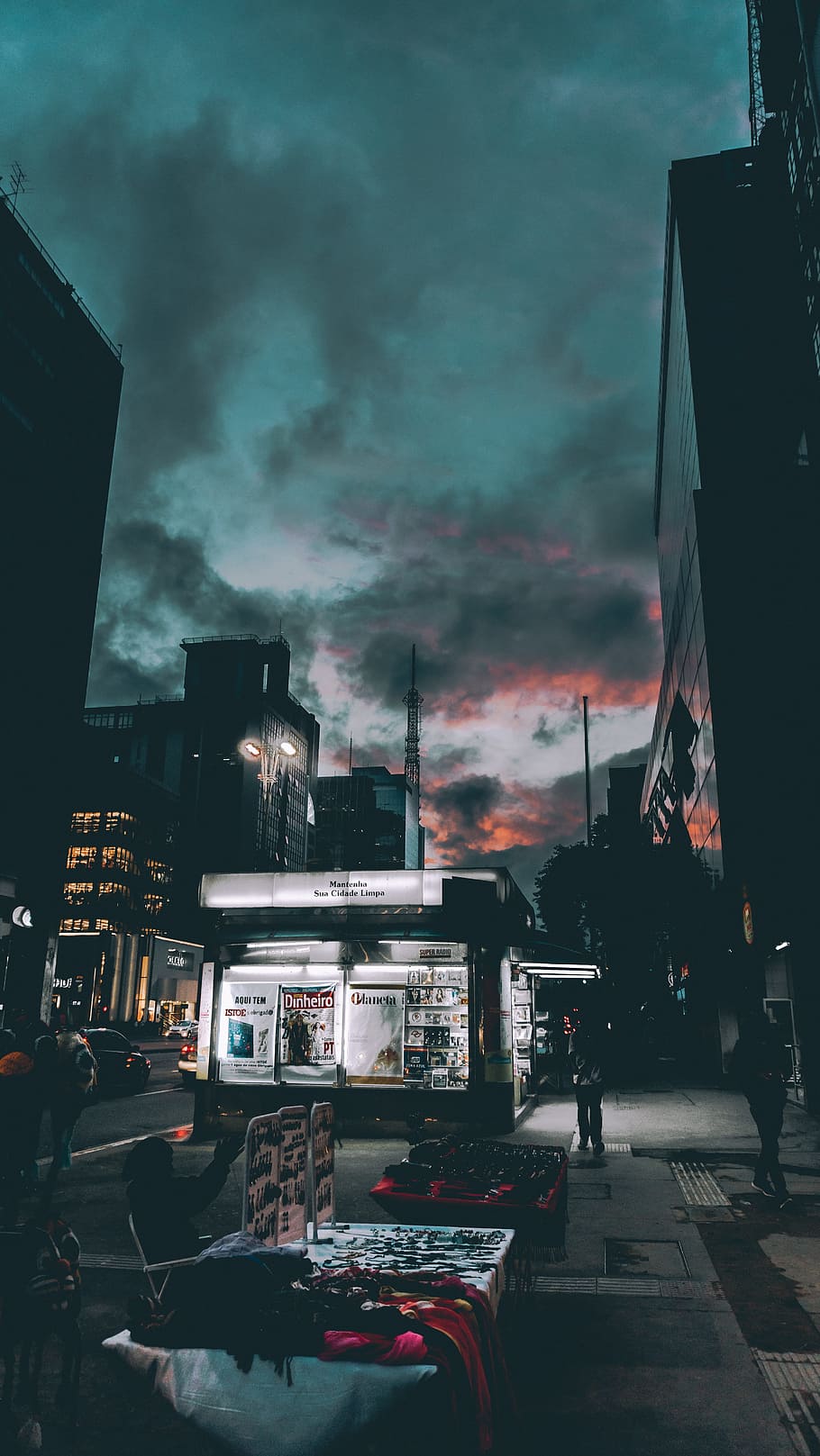 City, Road, Dawn, Landscape, Architecture, Buildings, - Mantenha Sua Cidade Limpa - HD Wallpaper 