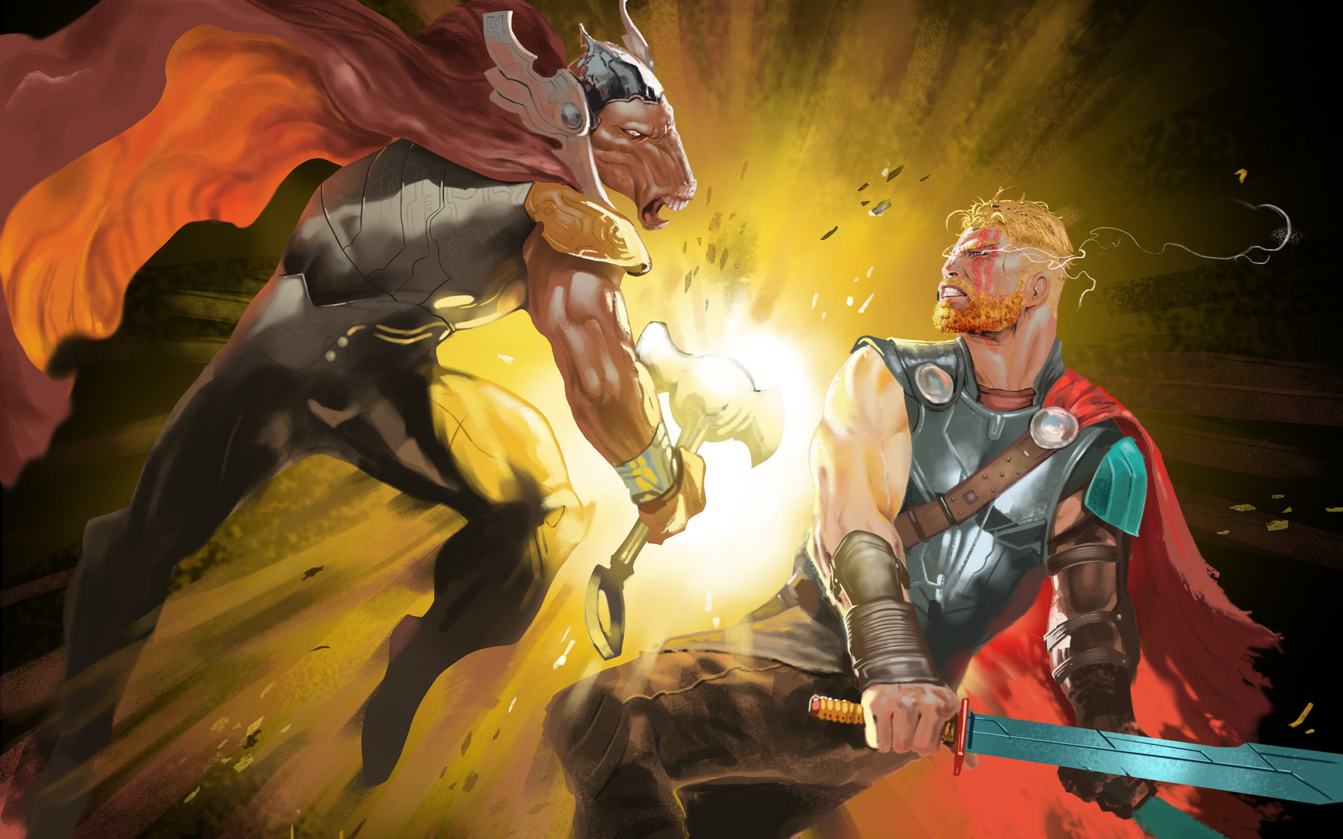 Beta Ray Bill Christian Bale - HD Wallpaper 