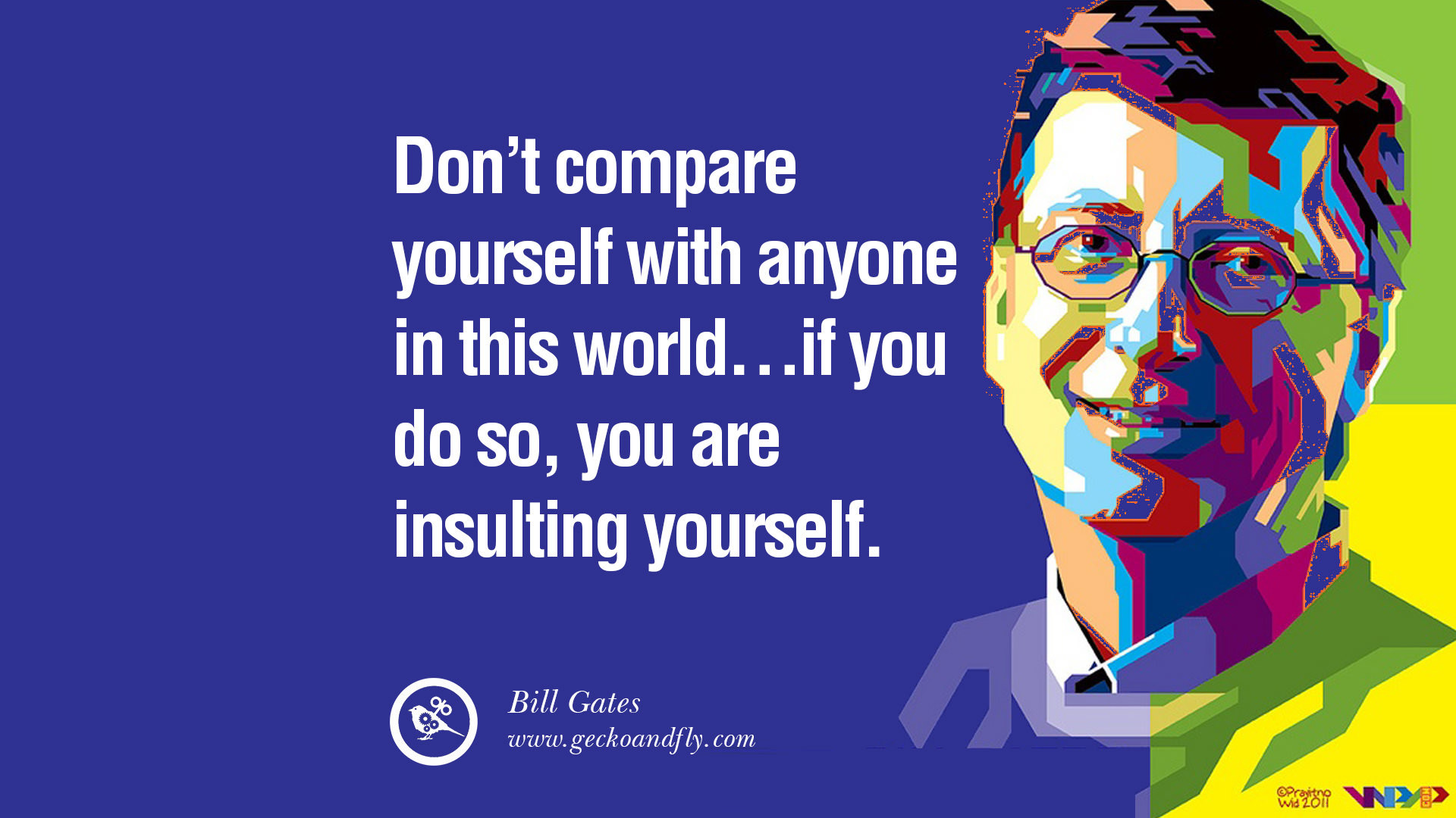 Data Src Large Bill Gates Wallpaper For Iphone 7 - Don T Compare Yourself With Anyone - HD Wallpaper 