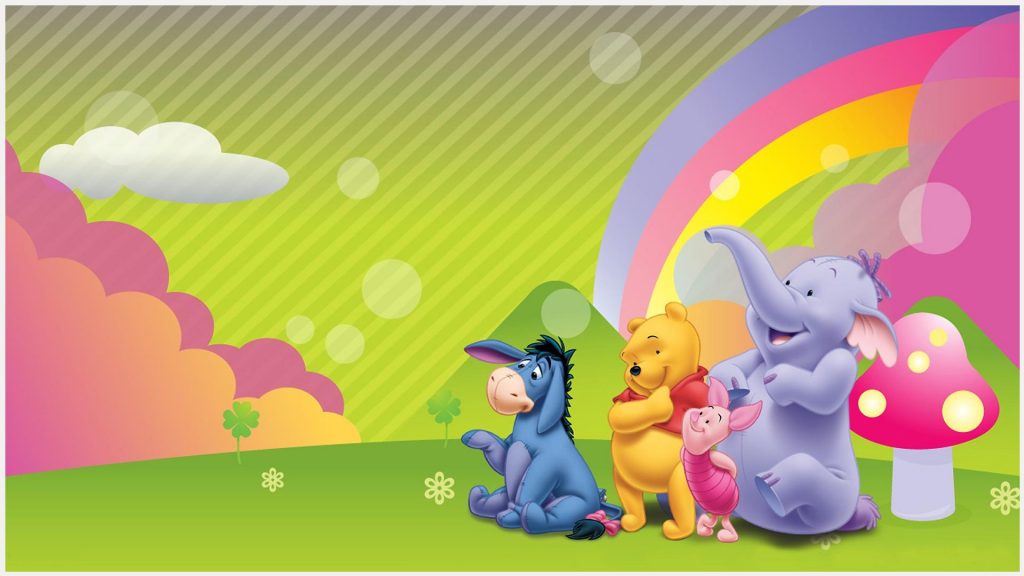 Winnie The Pooh Friends Cartoon Winnie The Pooh Friends - Winnie The Pooh - HD Wallpaper 