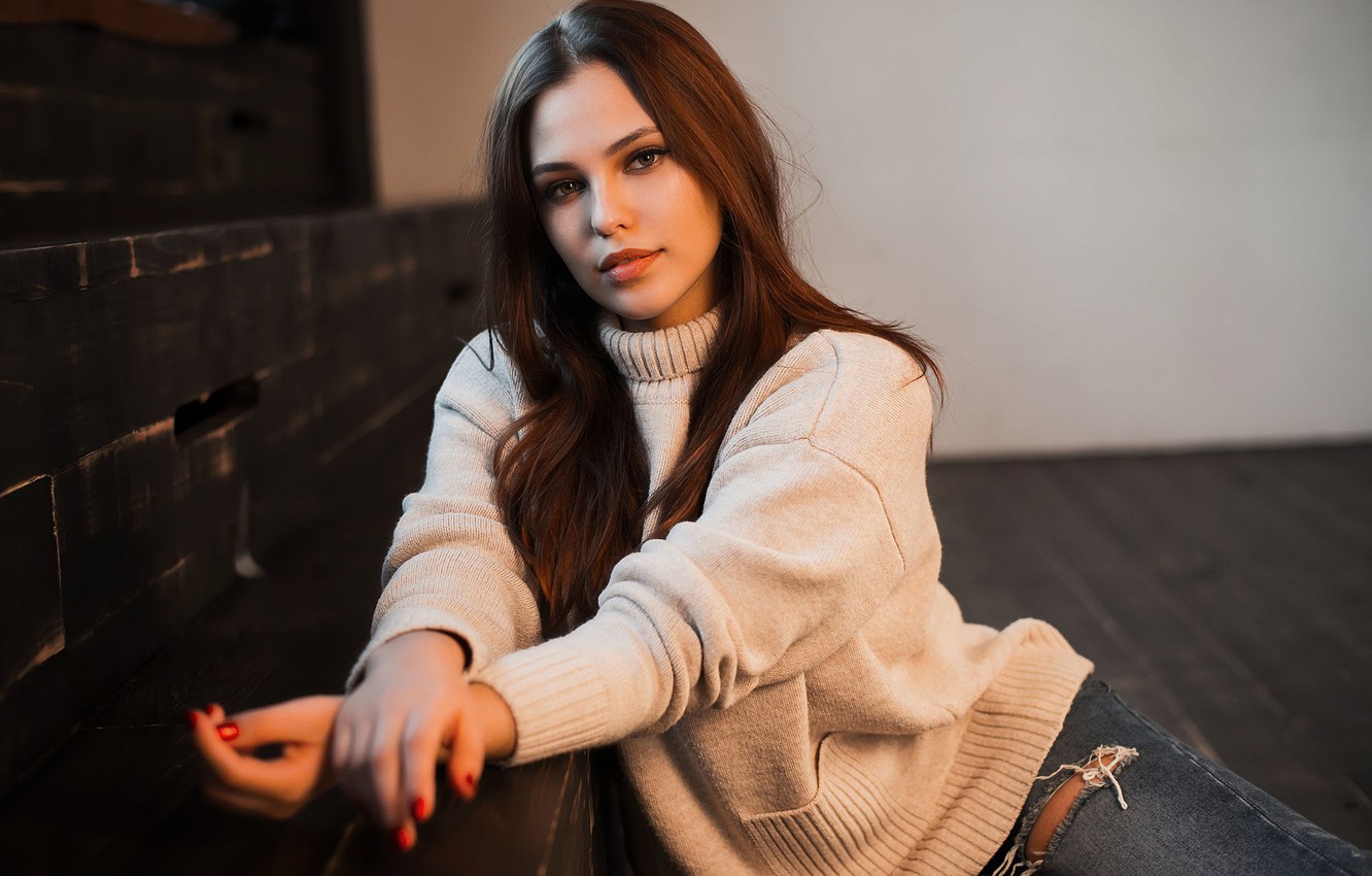 Photo Wallpaper Jeans, Sponge, The Beauty, Maria Is Girl 1332x850