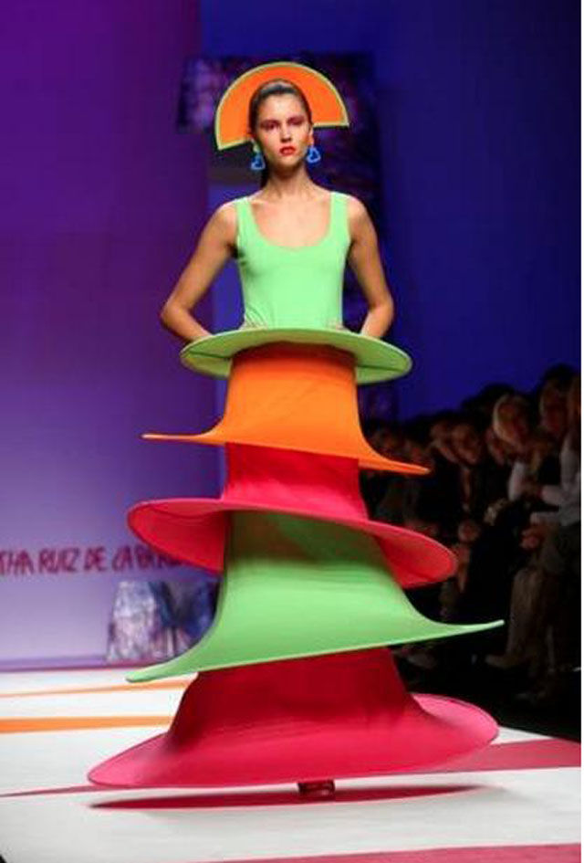 Hat Shape Funny Weird Dress Image For Facebook - Funny Dress For Girl - HD Wallpaper 