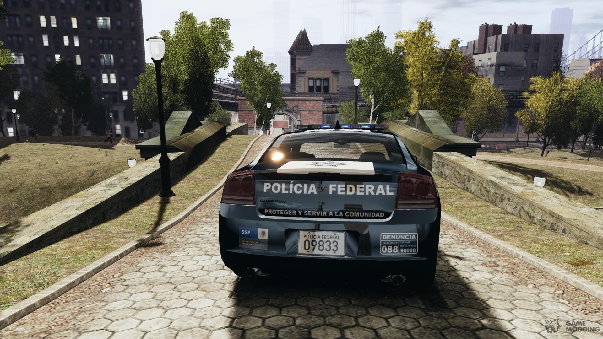 Policia Federal Mexico Dodge Charger Els For Gta 4 - Car Policia Federal Mexico - HD Wallpaper 