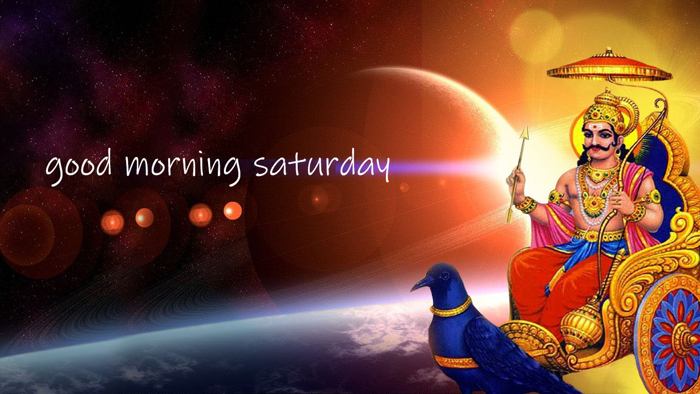 Jai Shani Dev Good Morning Images - Shani Maharaj Good Morning - HD Wallpaper 