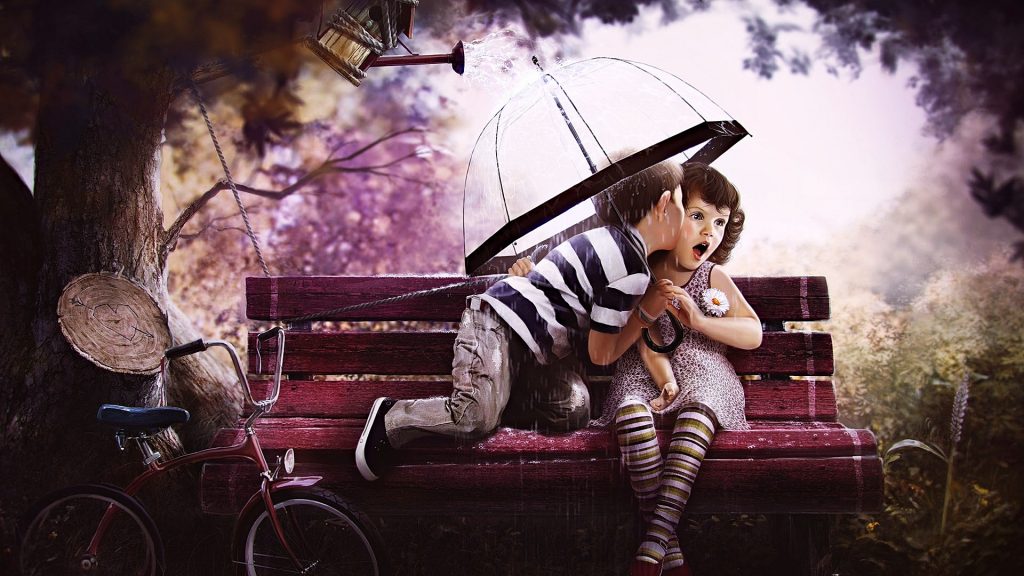 Children Love Hd Wallpapers Pic Hwb14356 - HD Wallpaper 