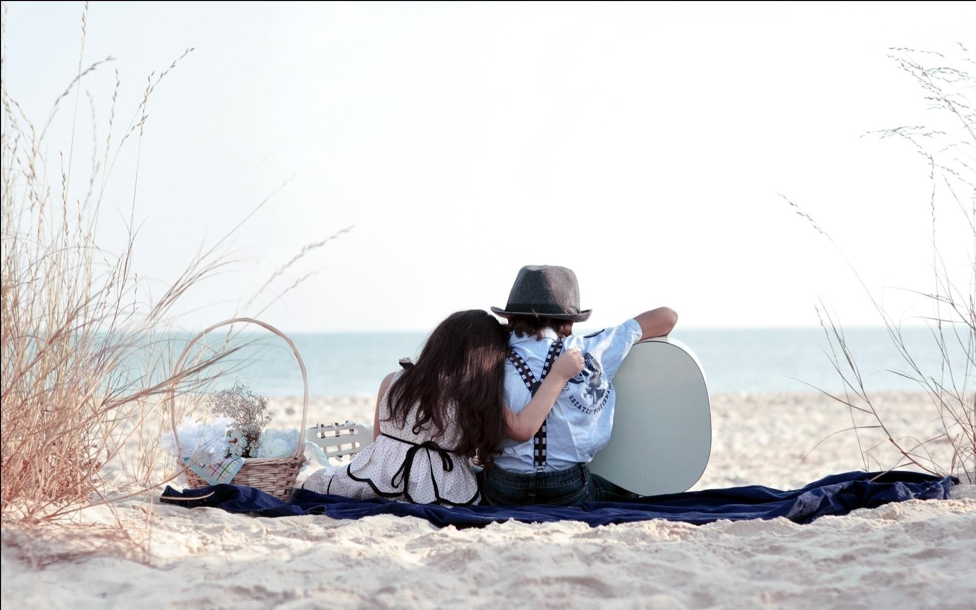 Kids Couple Cute Wallpaper 
 Data-src - Kids Couple Pic Hd - HD Wallpaper 