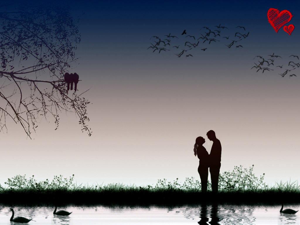 Background Couple Image Hd - HD Wallpaper 