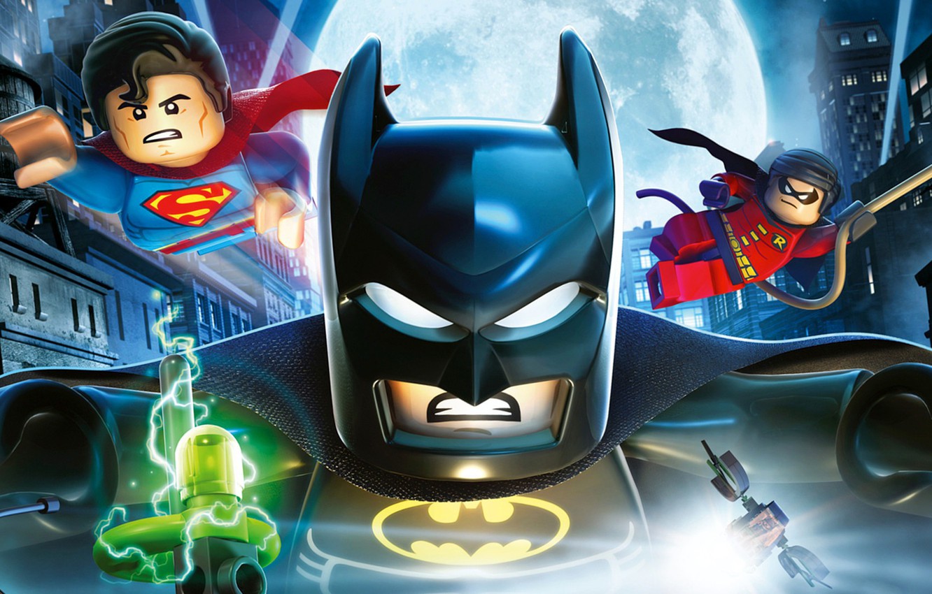 Photo Wallpaper Moon, Toy, Batman, Weapon, Movie, Bat, - Lego Batman The Movie Dc Superheroes Unite - HD Wallpaper 