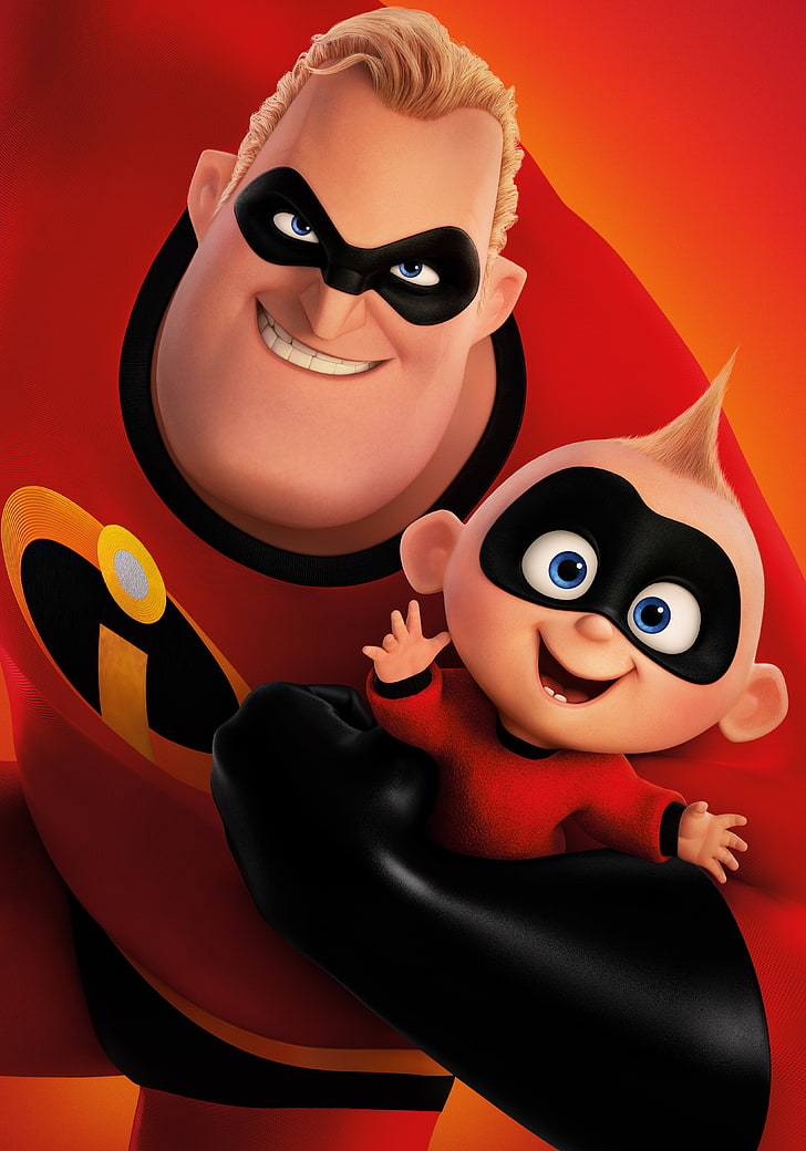Incredibles And Jack Jack - HD Wallpaper 