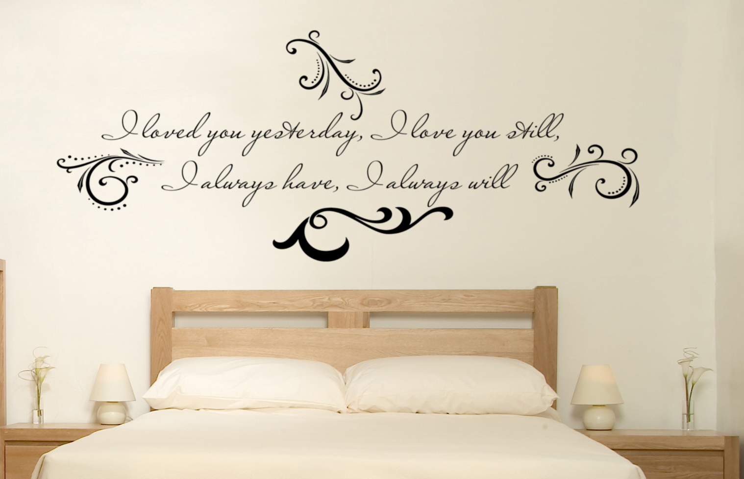 Loved You Yesterday Love You Still Wall Decal - HD Wallpaper 