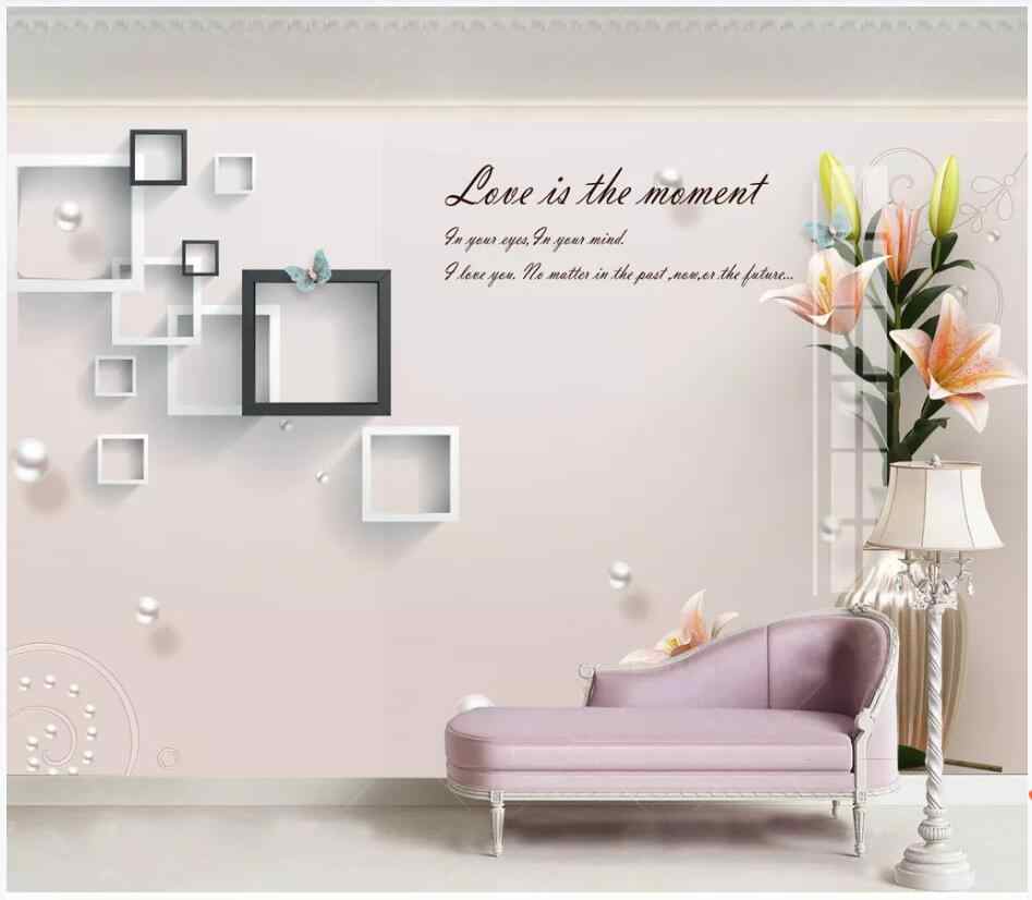 Wdbh Custom Photo 3d Wallpaper Box Embossed Magnolia - Background Studio Minimalist - HD Wallpaper 