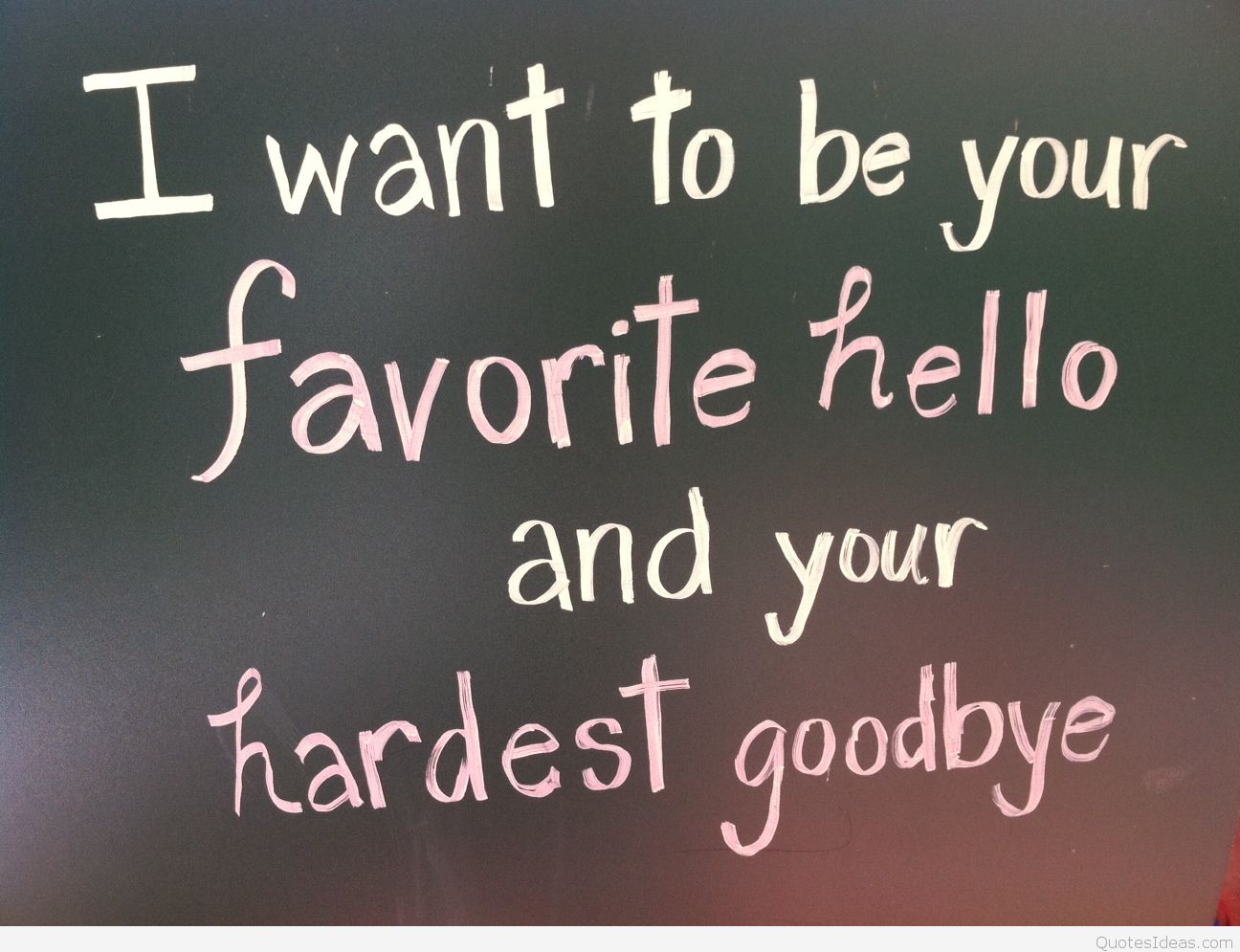 I Want To Be Your Favorite Hello - HD Wallpaper 