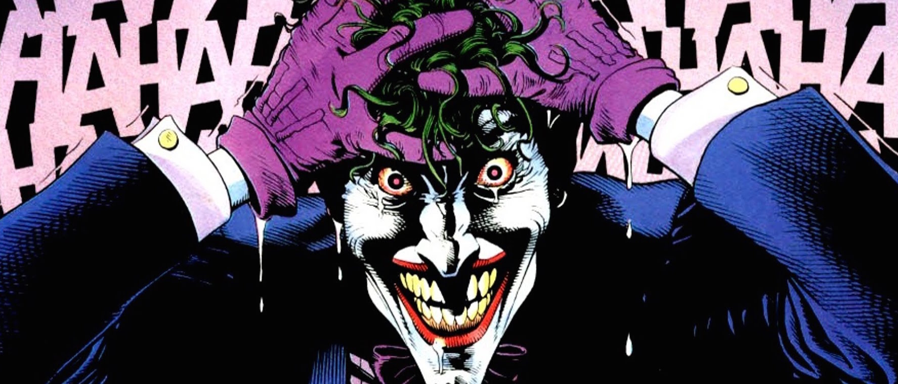 Batman Killing Joke Wallpaper-7tp2c7c - Killing Joke Joker Laughing - HD Wallpaper 