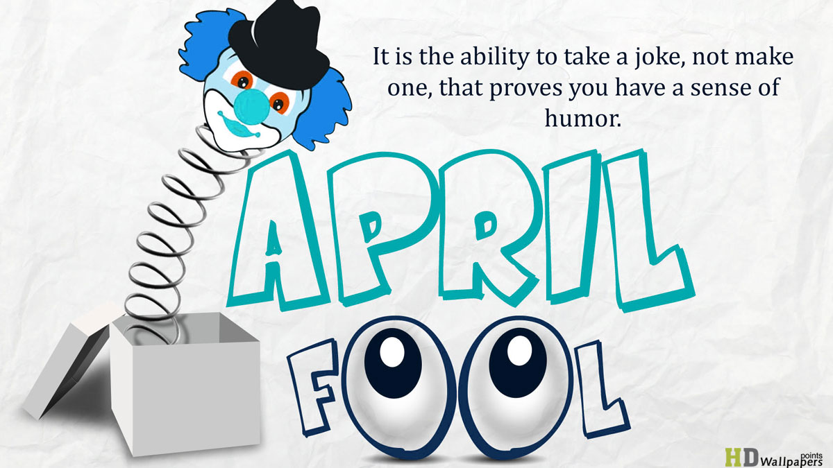 April Fool Hd Wallpaper - April Fool Day Wishes - HD Wallpaper 