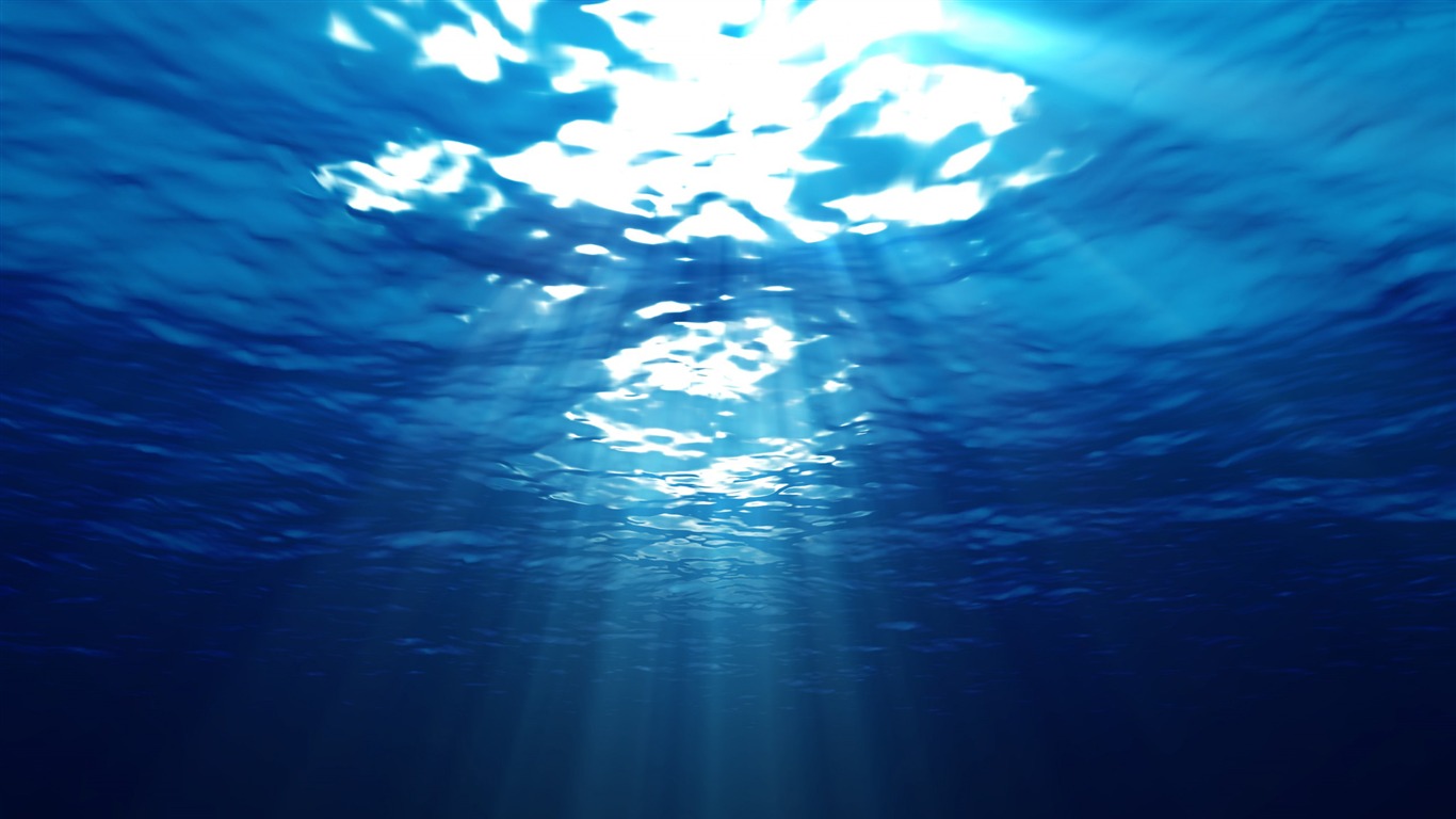 Windows Océano Bajo El Agua Profundo-alta Calidad Fondo - Blue Water - HD Wallpaper 