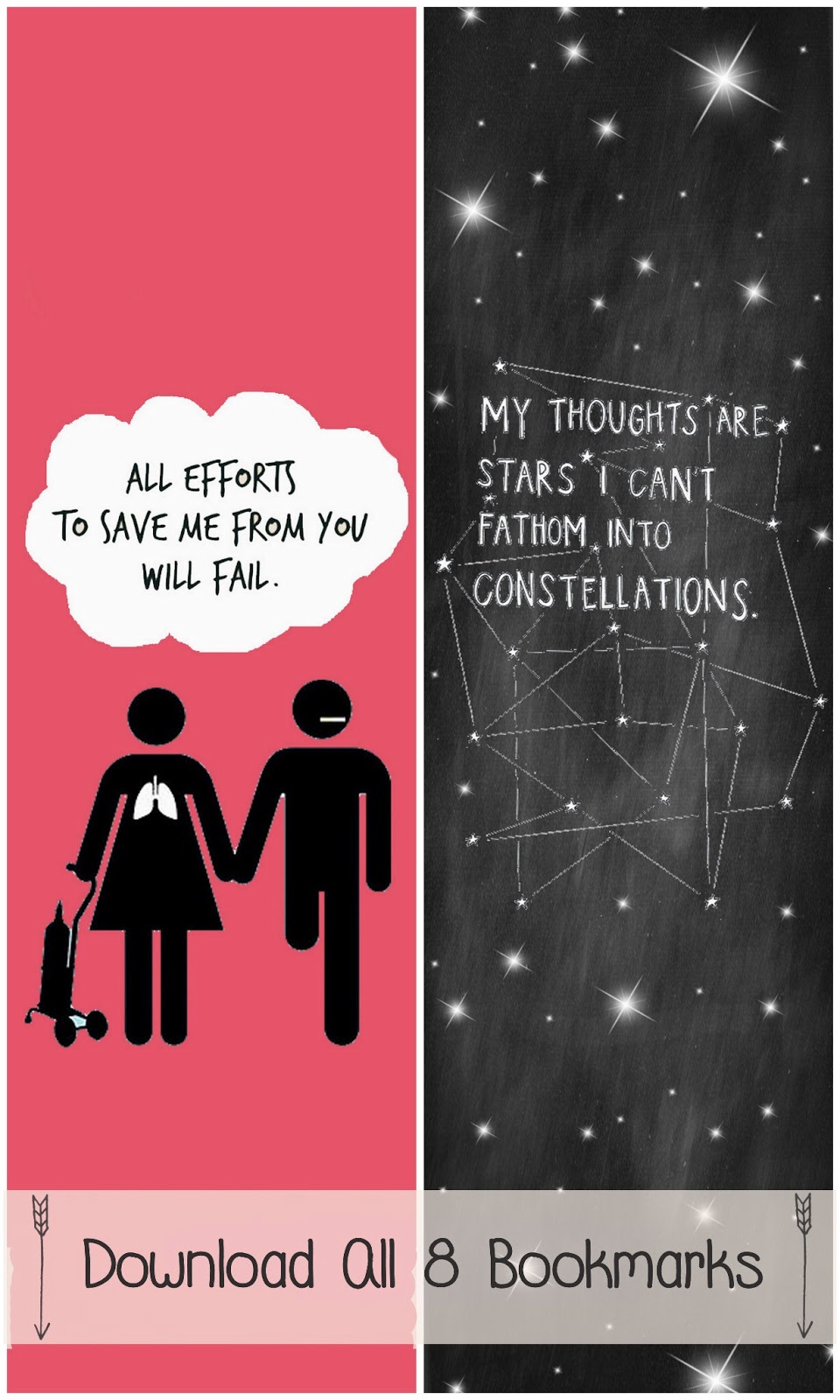 Bookmarks - Fault In Our Stars Bookmark - HD Wallpaper 