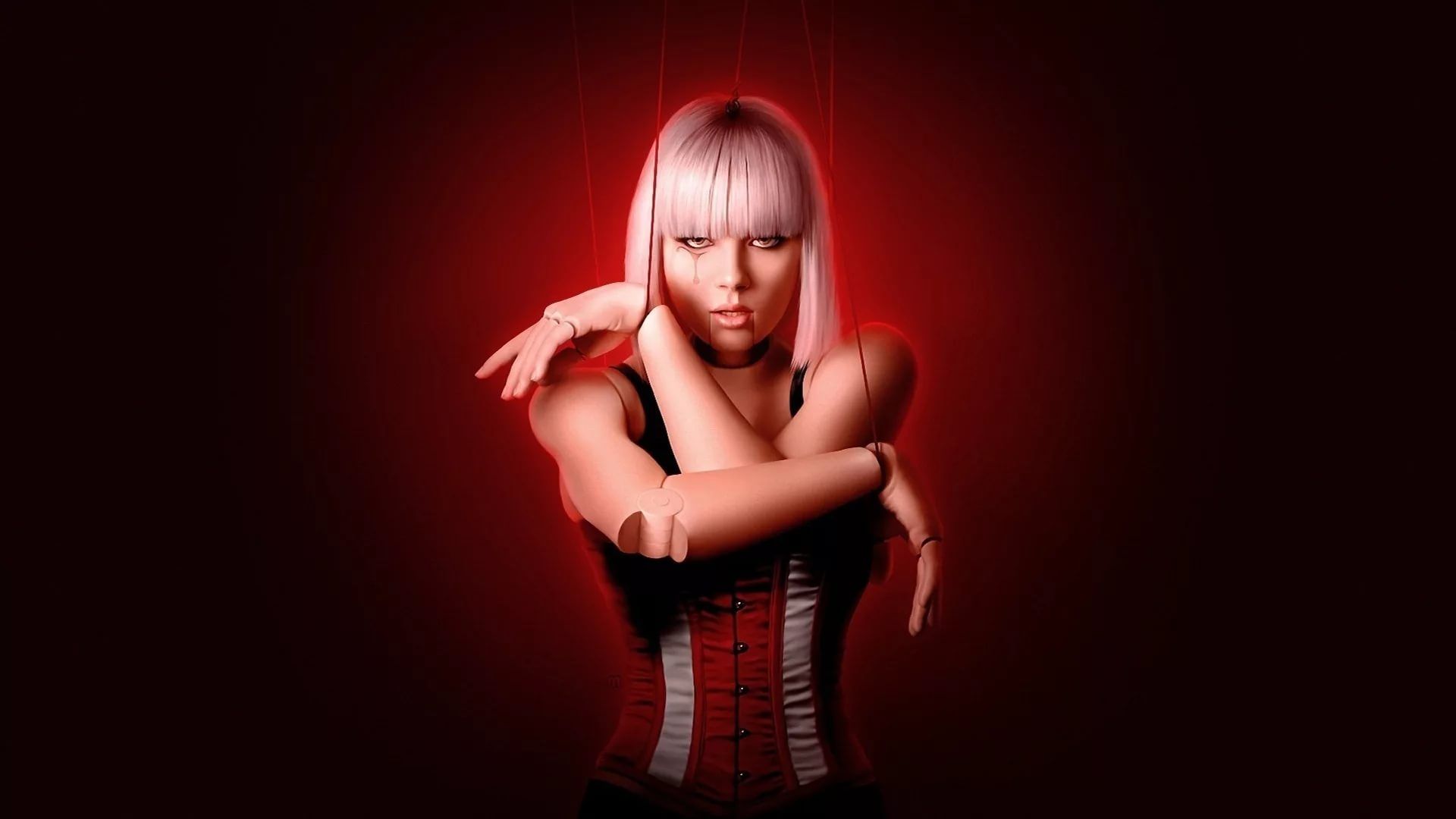 D Girl Beautiful Wallpaper - Puppet Girl - HD Wallpaper 