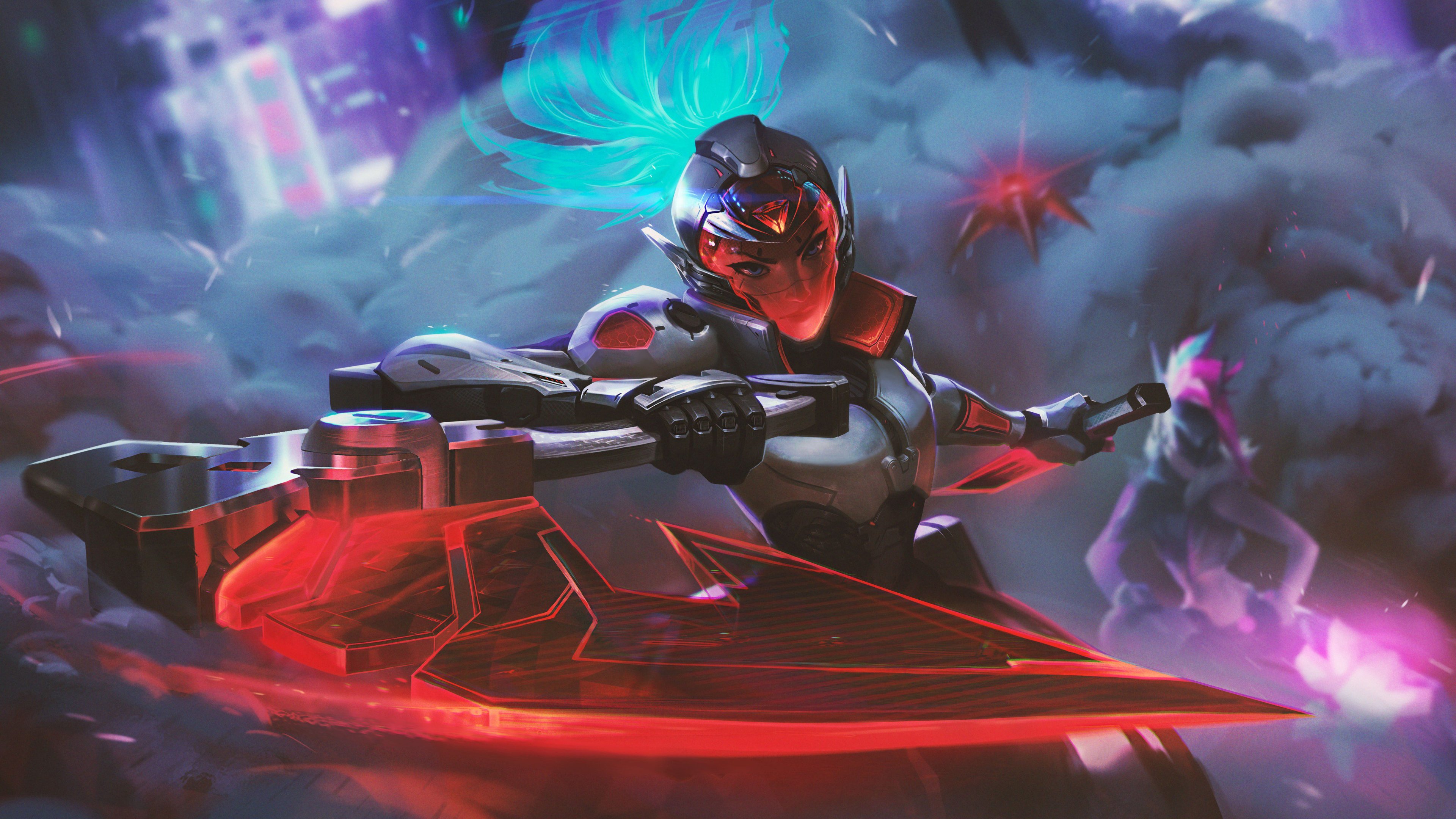 Akali League Of Legends Game - HD Wallpaper 