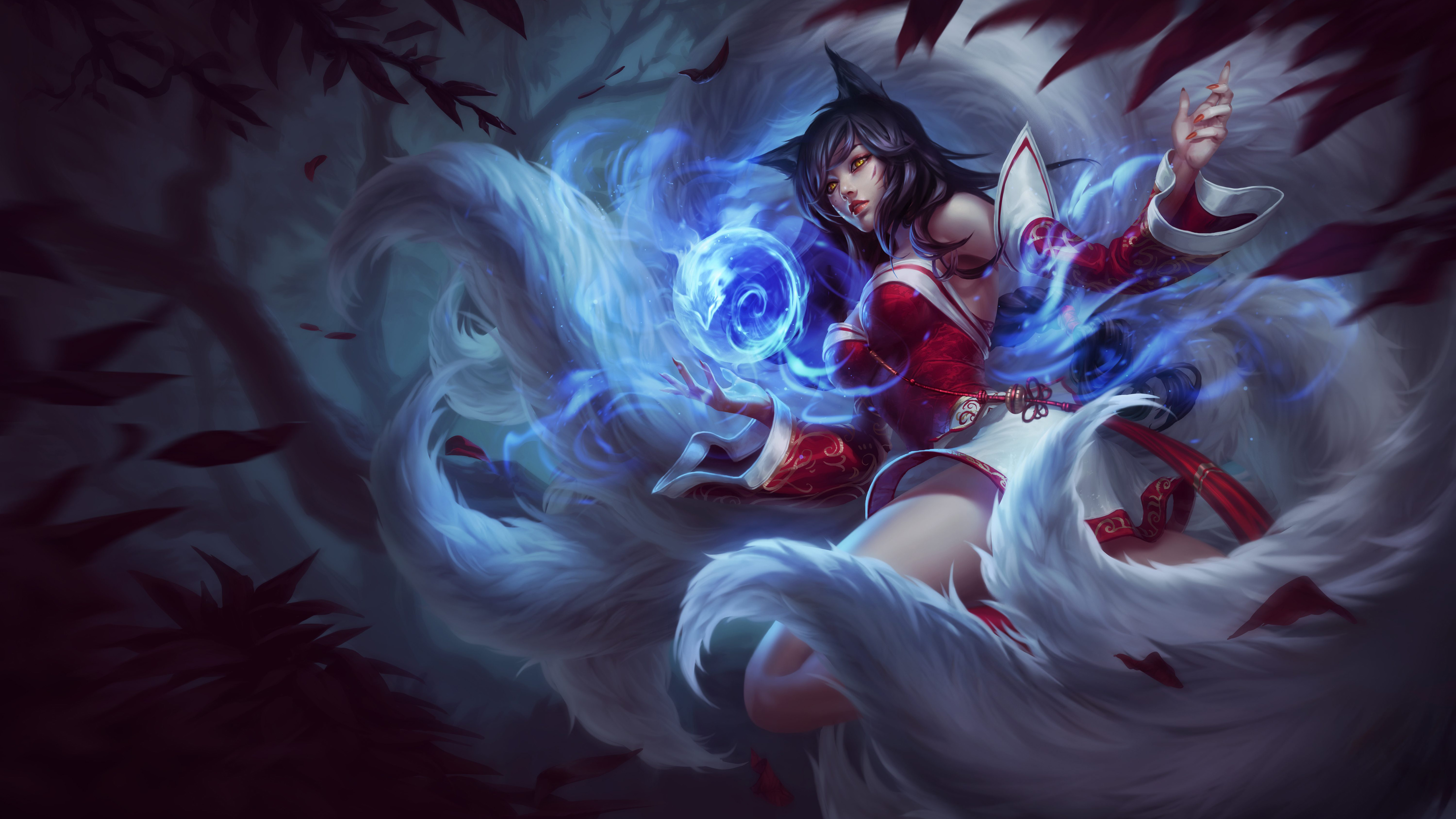 Ahri In League Of Legends Wallpapers - League Of Legends Ahri - HD Wallpaper 