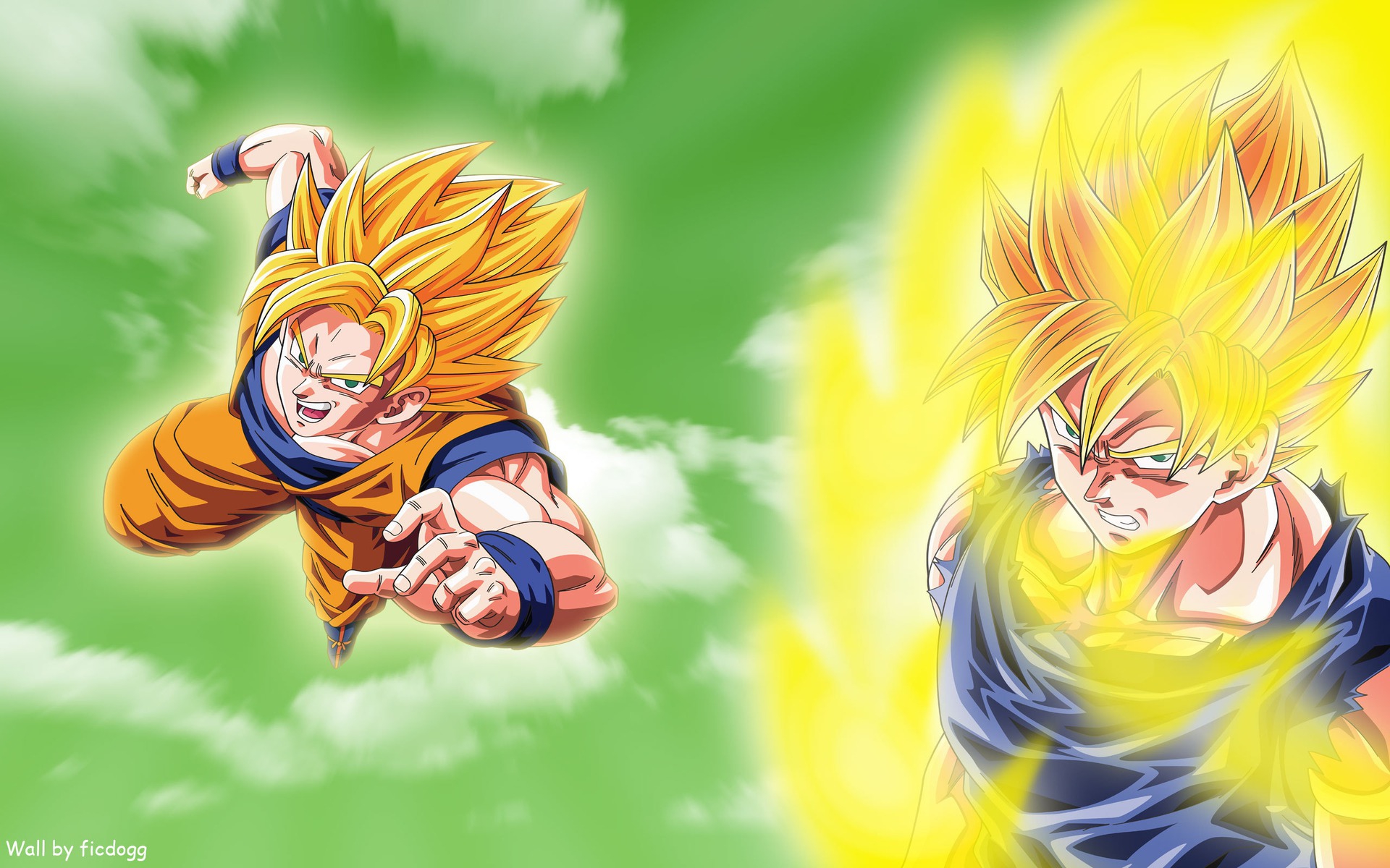 Son Goku 14 Cool Wallpaper - HD Wallpaper 