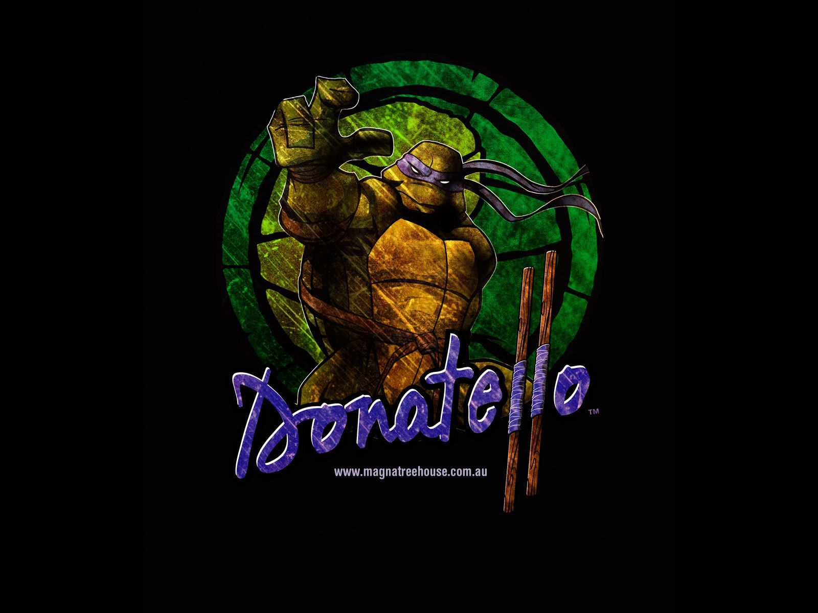 Donatello Tmnt Wallpapers - Donatello Ninja Turtles Logo - HD Wallpaper 