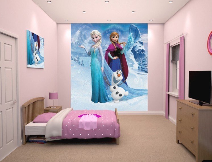 Frozen Wall Design - HD Wallpaper 