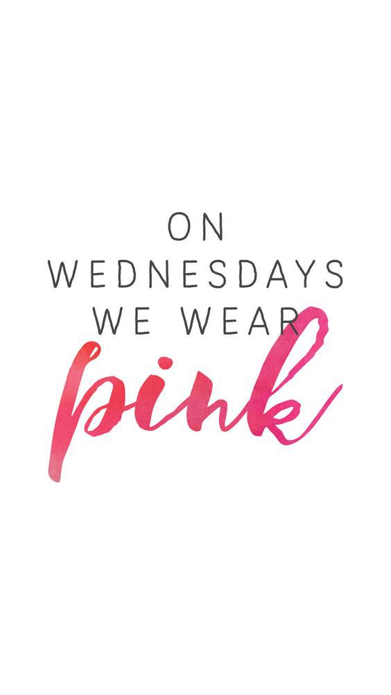 Mean Girls, Pink, And Wallpaper Image - Calligraphy - HD Wallpaper 