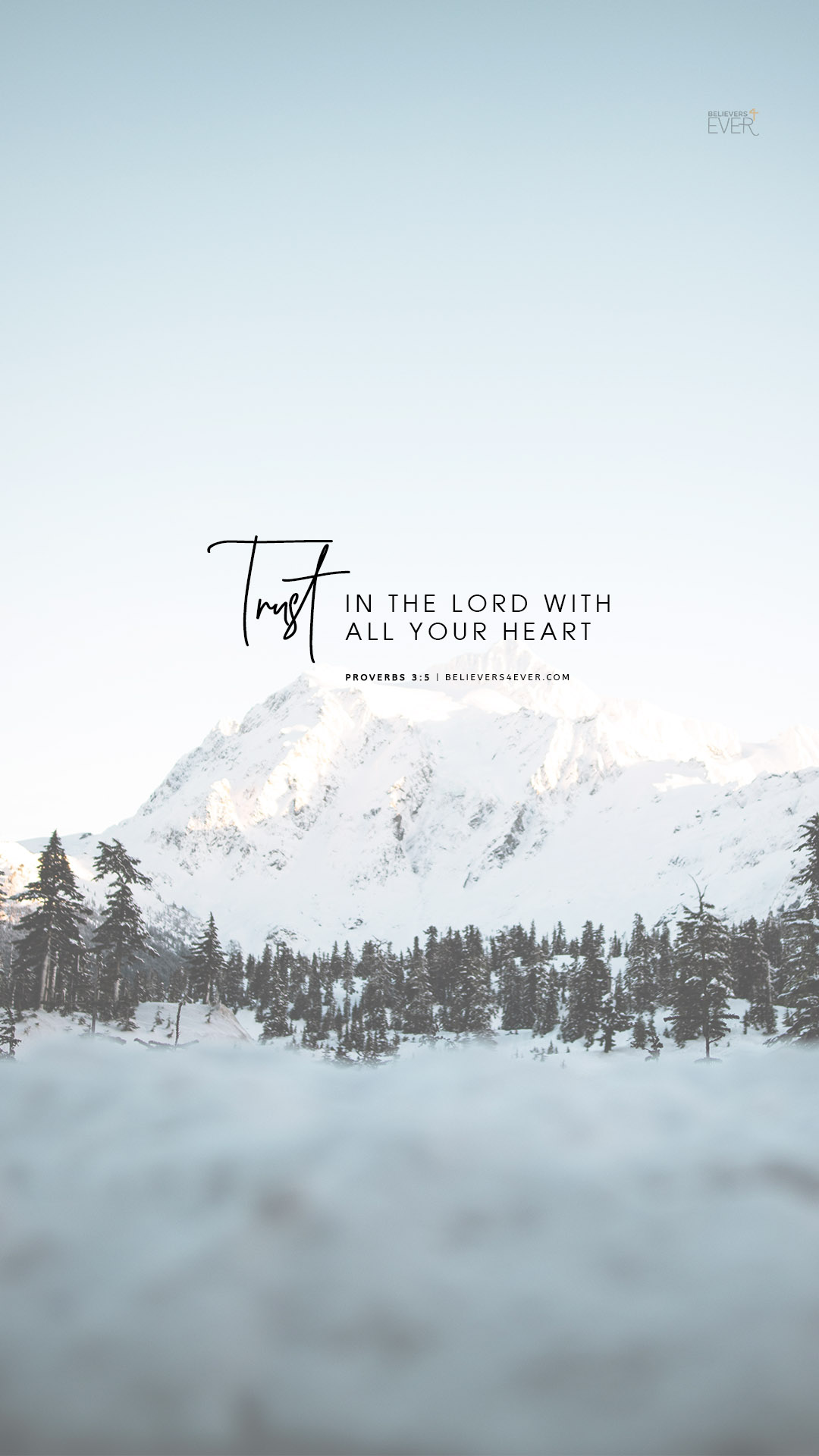 Trust In The Lord Mobile Wallpaper - Christian Wallpaper Iphone Xr -  1080x1920 Wallpaper 