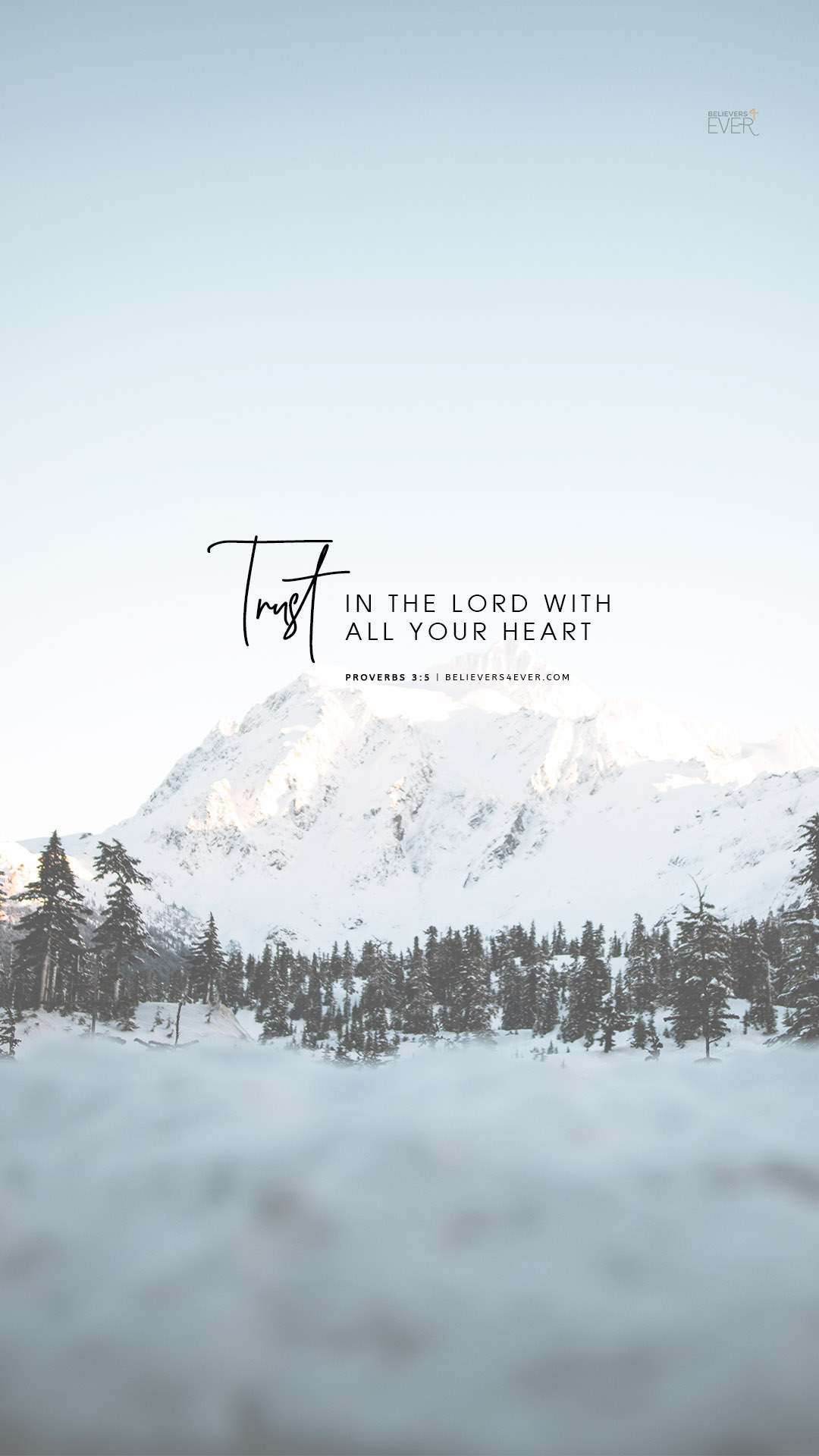 Trust In The Lord Mobile Wallpaper - Christian Wallpaper Iphone Xr - HD Wallpaper 