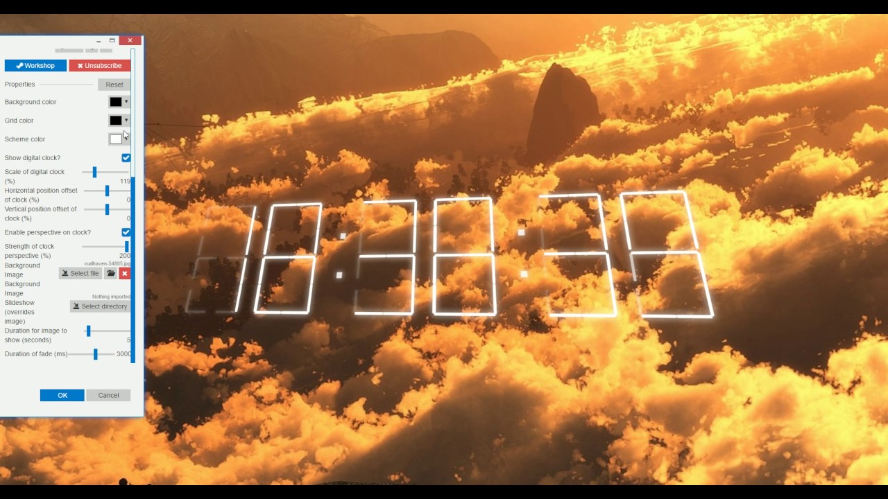 Steam Wallpaper Engine Clock - HD Wallpaper 