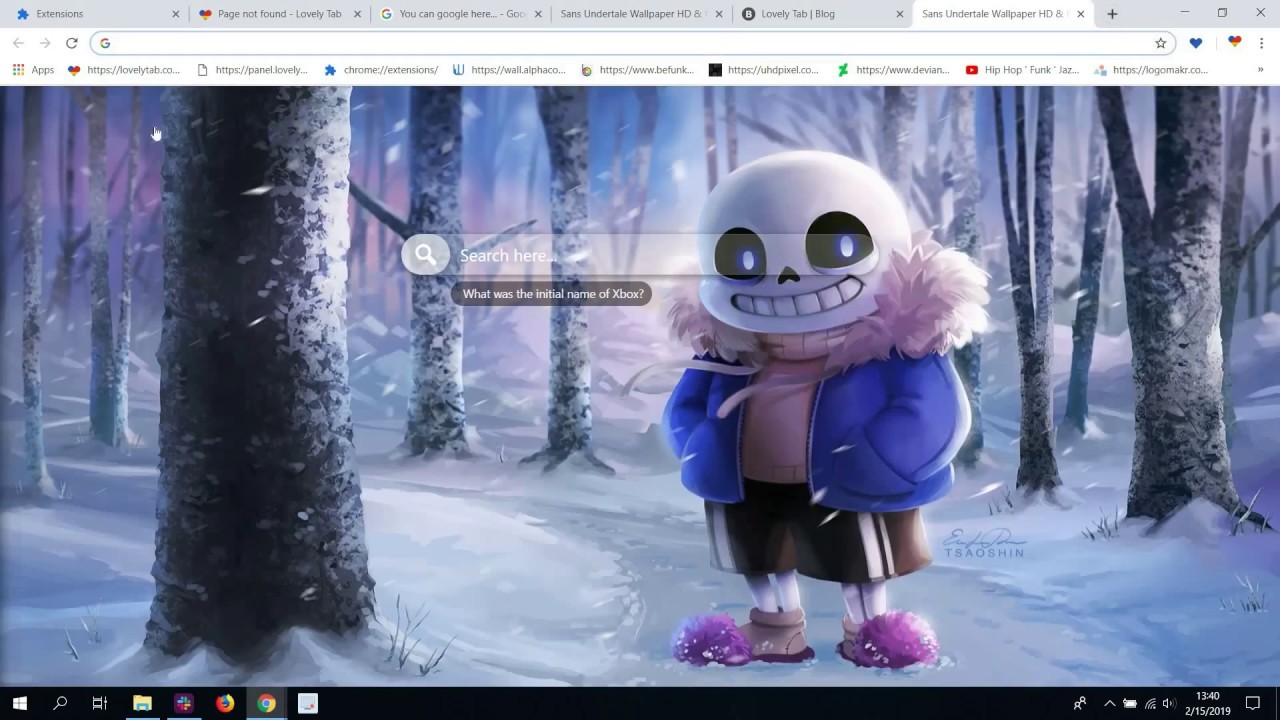 Undertale Sans In The Forest - HD Wallpaper 