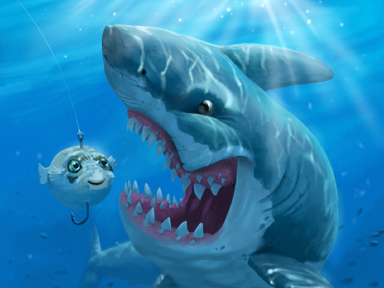 Cool Shark Backgrounds - HD Wallpaper 